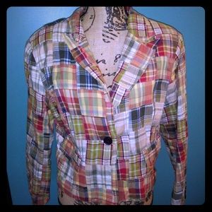 Larry Levine patch jacket size 16